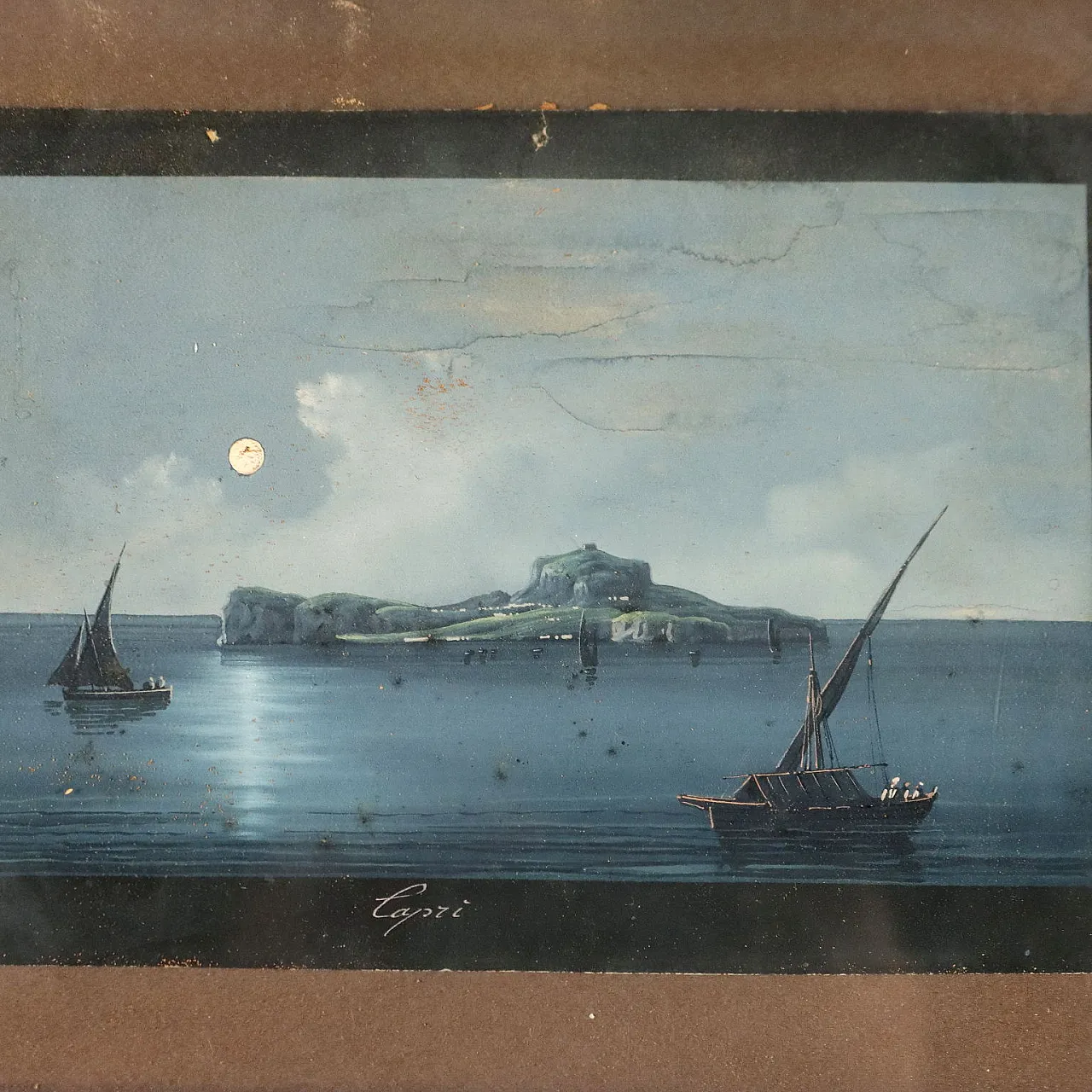 Dipinti con Capri e Amalfi, '800 3