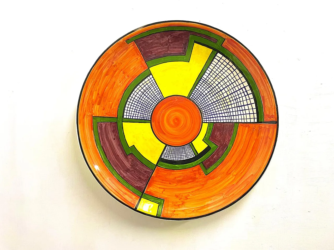 Ceramic plate, late 20th century 4