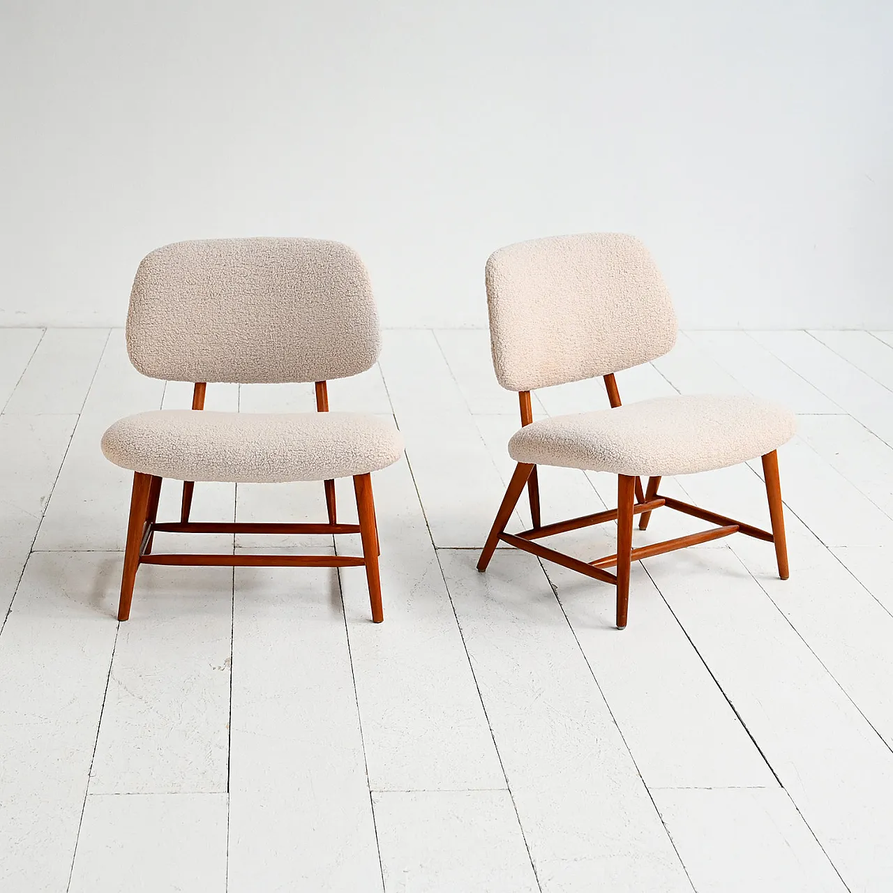 Pair of “Teve” chairs by Alf Svensson, Sweden, 1950s 1