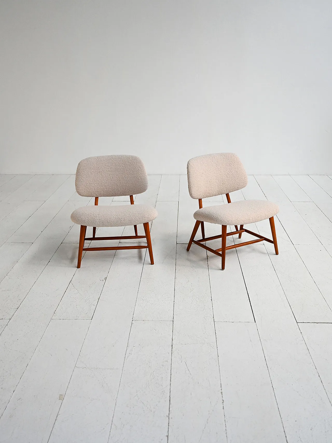 Pair of “Teve” chairs by Alf Svensson, Sweden, 1950s 2