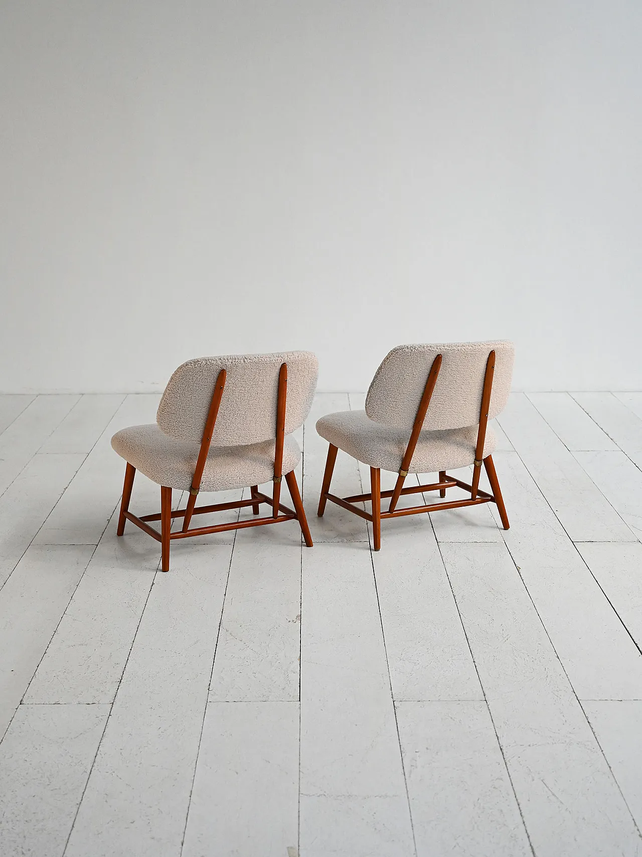 Pair of “Teve” chairs by Alf Svensson, Sweden, 1950s 5