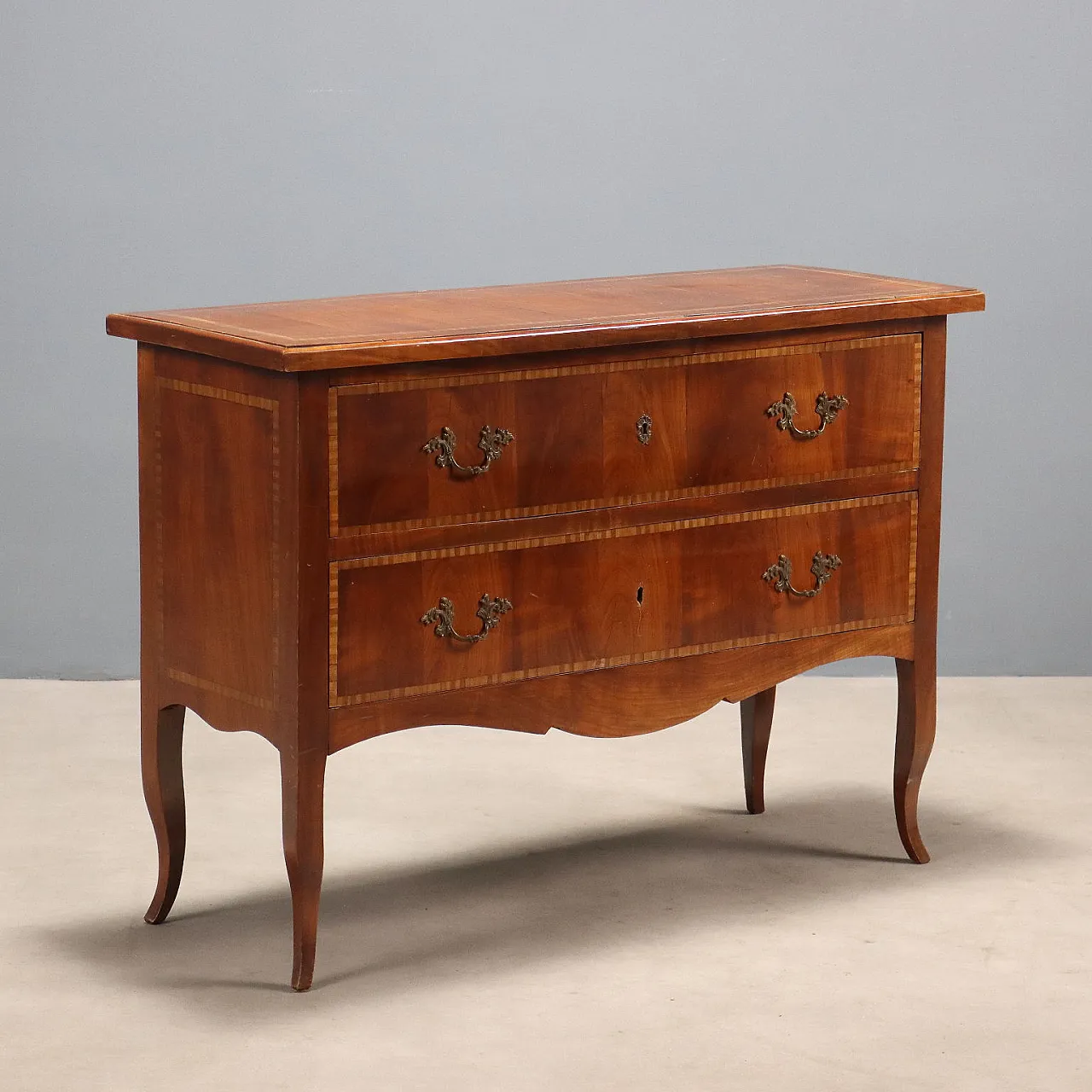 Louis XVI Style chest of drawers in cherry, 20th century 1