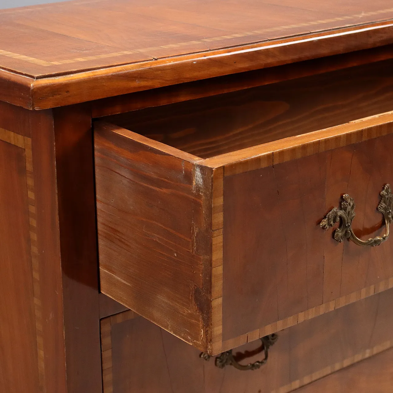 Louis XVI Style chest of drawers in cherry, 20th century 5