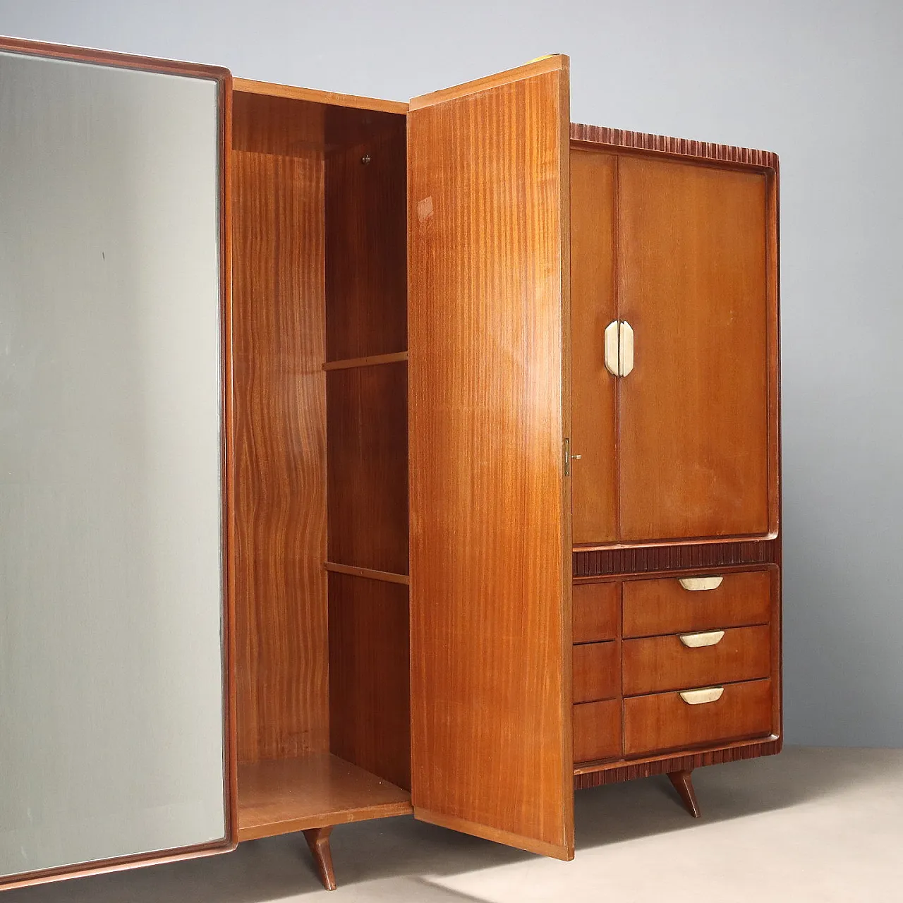 Armadio in legno, anni '50 5