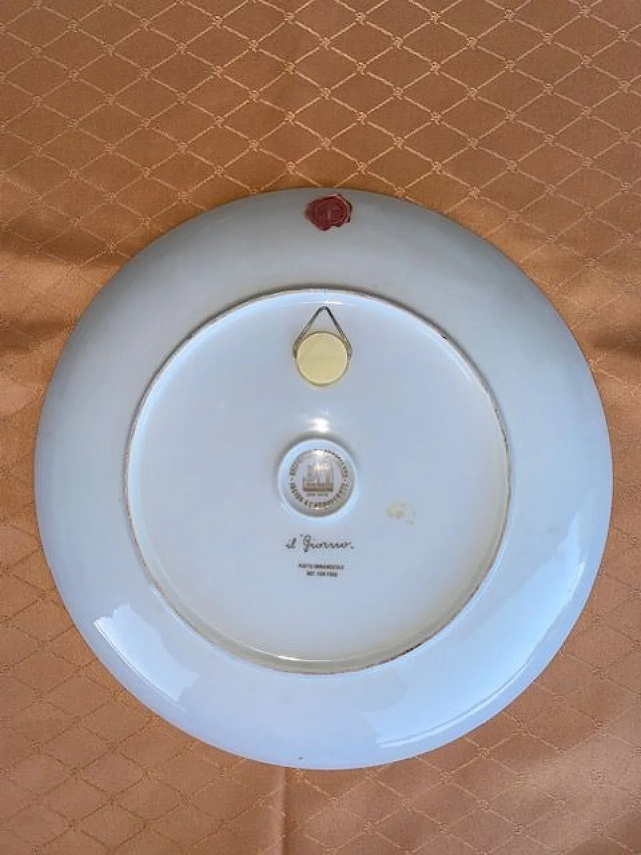Morbelli 9 Piatti Decorativi Oreficeria su Porcellana in Oro, 1970s 6