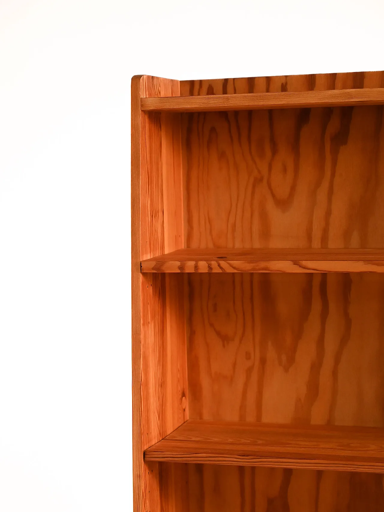 Scandinavian bookcase in solid pine, 1950s 3