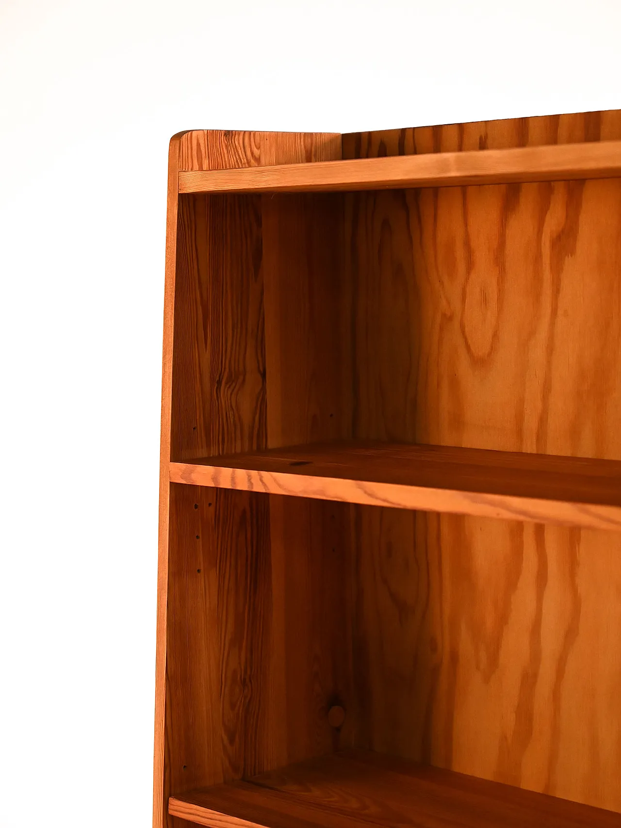 Scandinavian bookcase in solid pine, 1950s 4