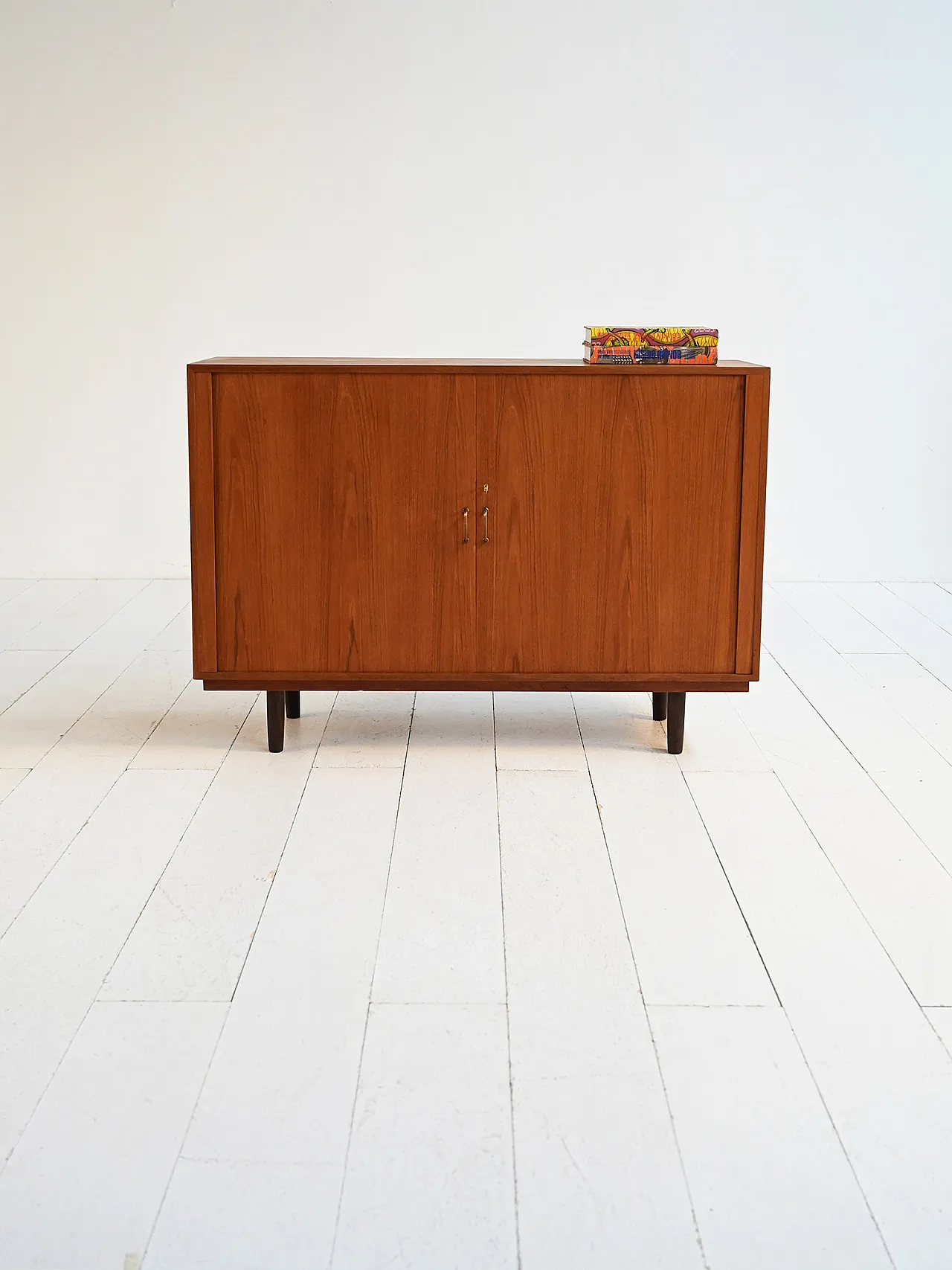 Highboard scandinavo in teak anni ’50 1