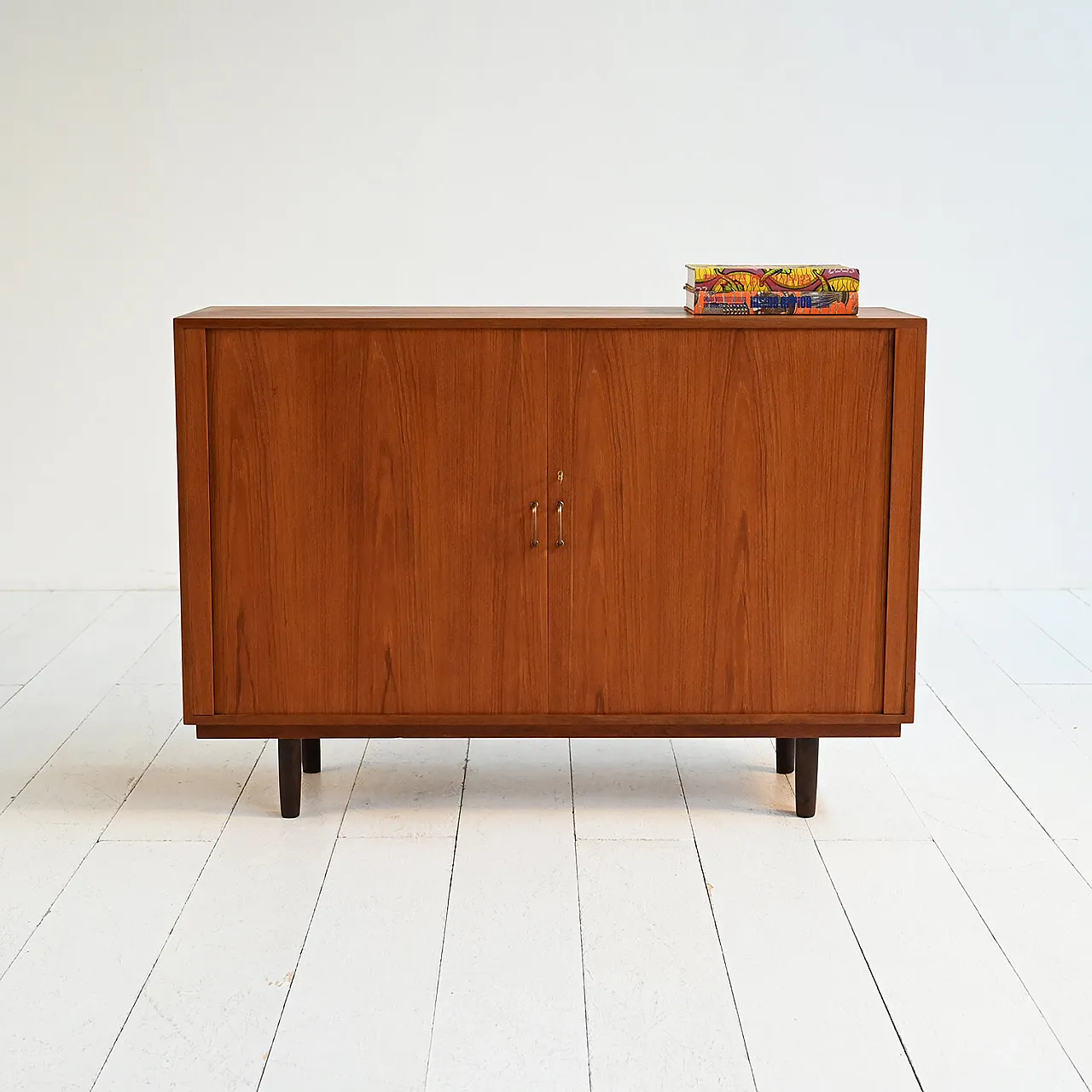 Highboard scandinavo in teak anni ’50 2