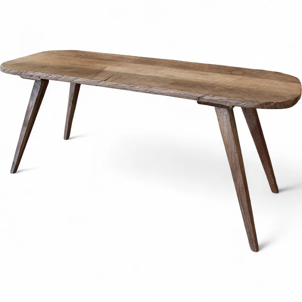 Oak wood bench, 2000s 4