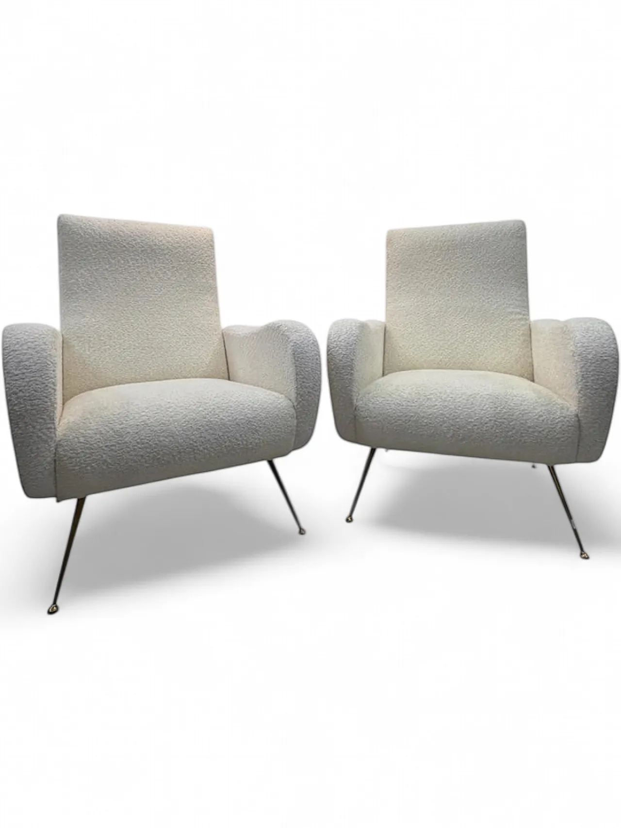 Pair of armchairs by Zanuso, 1960s 15