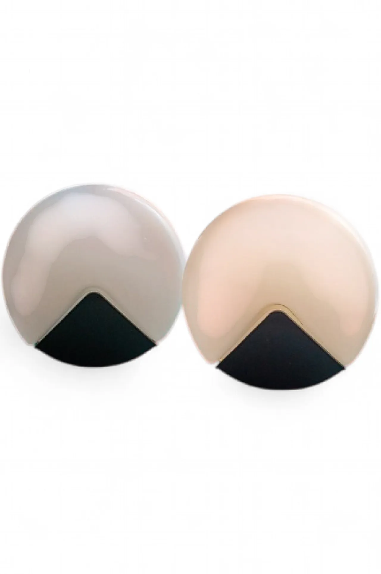 Pair of Murano Glass Wall Lamps by Roberto Pamio for Leucos, 1970s 5