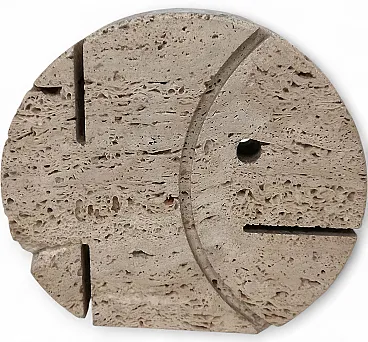 Scultura Pesce in travertino produzione Fratelli Mannelli