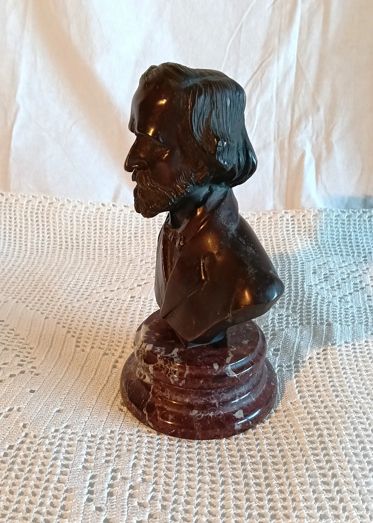 Scultura, busto di Giuseppe Verdi, primo '900 9