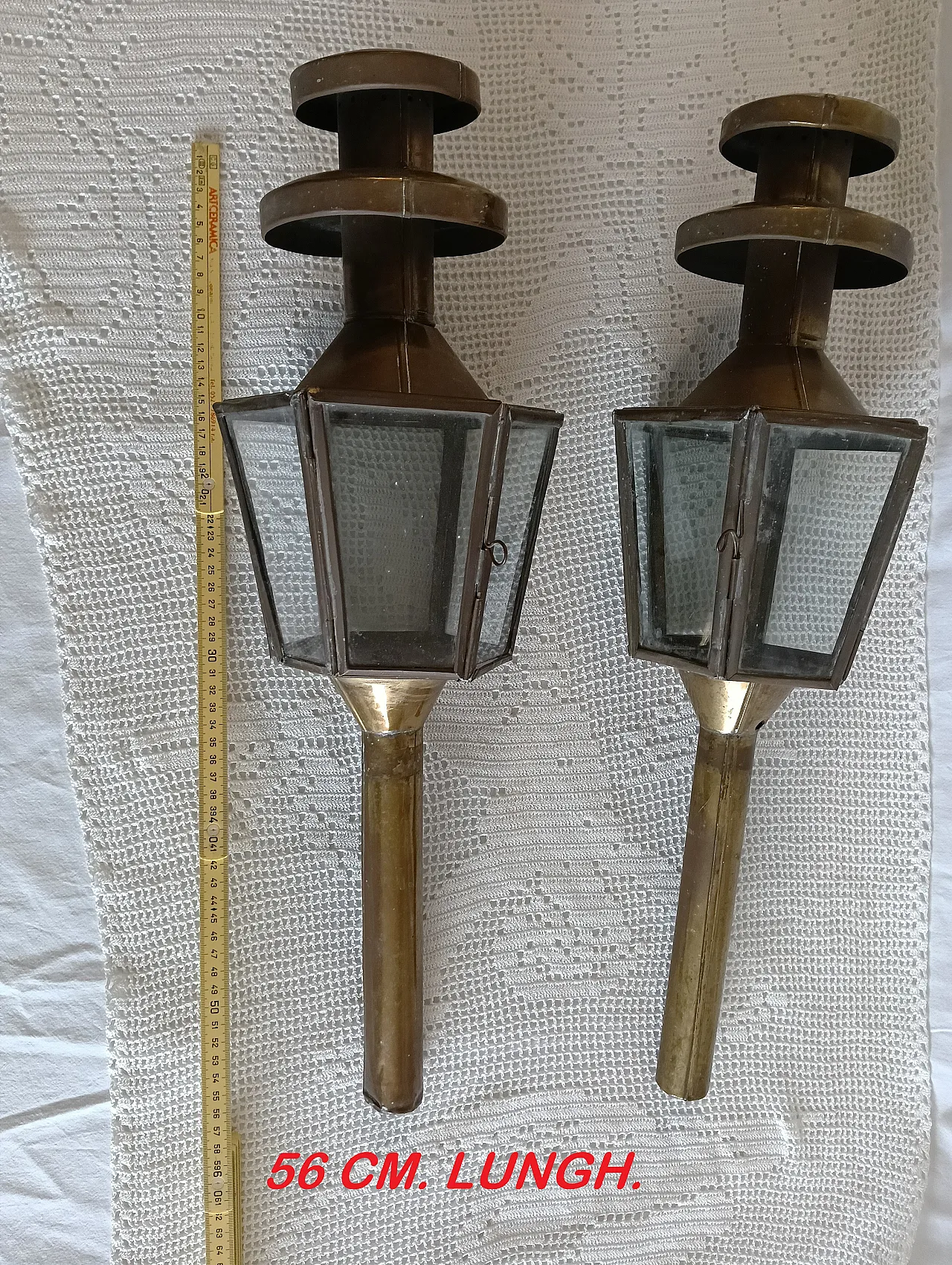 Coppia di lanterne da carrozza, anni '50 13