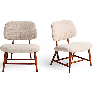 Pair of “Teve” chairs by Alf Svensson, Sweden, 1950s