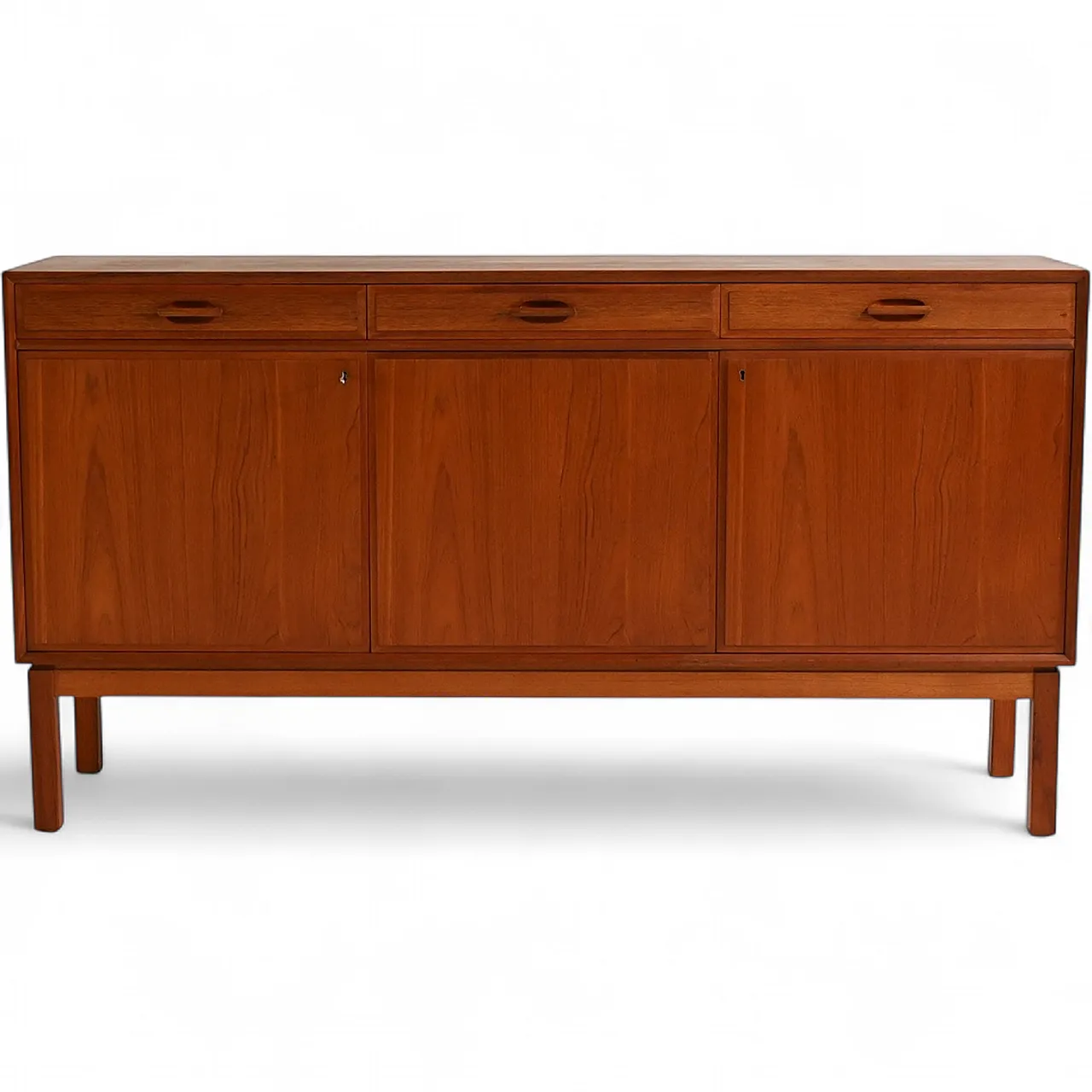 Scandinavian teak sideboard, 1960s 11