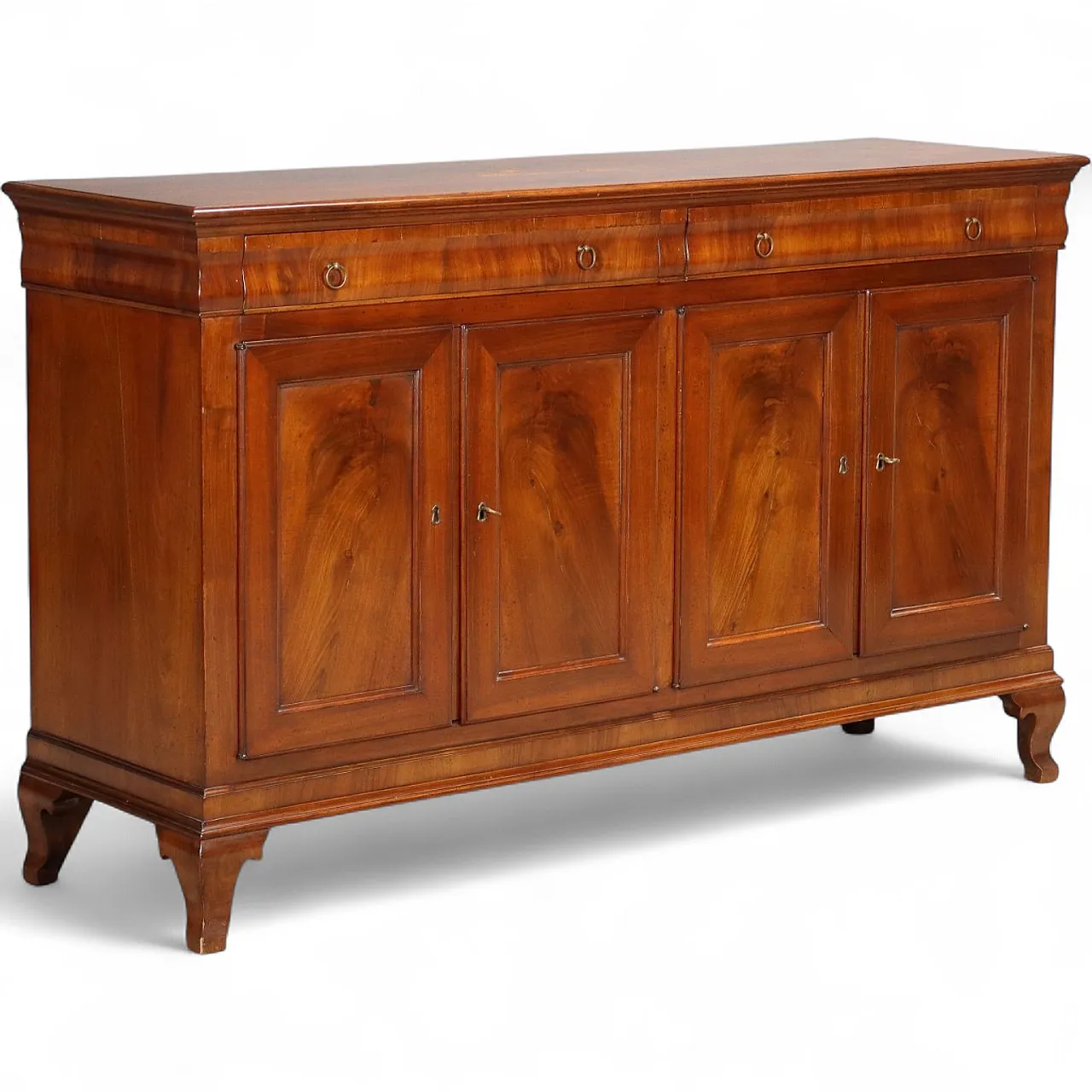 Credenza in noce e piuma di noce, '900 11