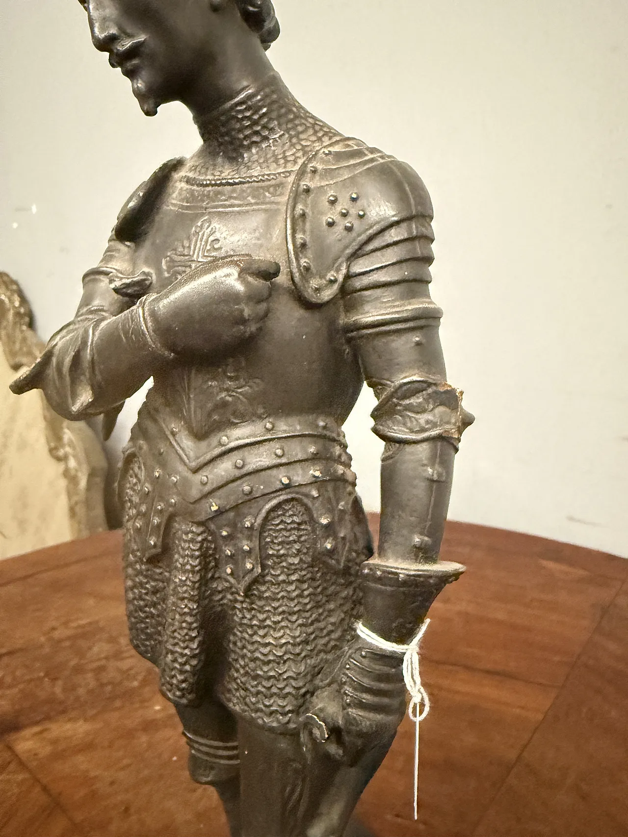 Scaiola sculpture of a knight made in France, 19th century 6