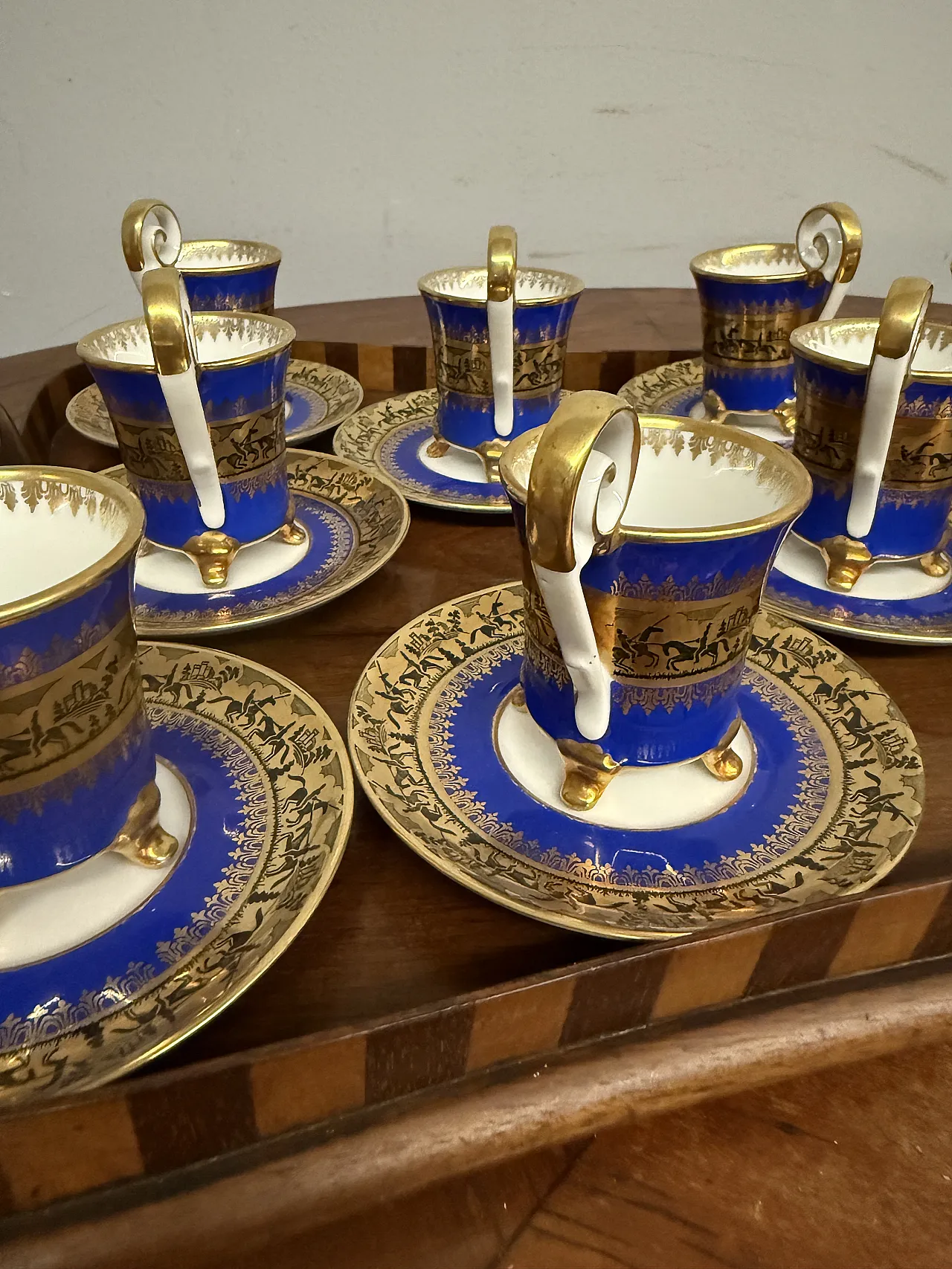 Old Paris service in pure gold, 1950s 2