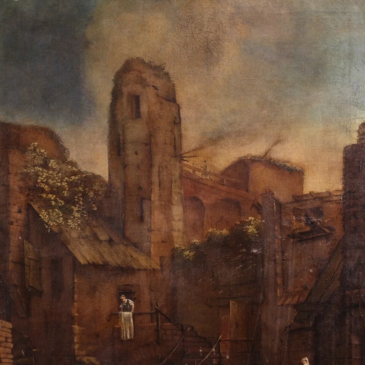 Dipinto spagnolo di paesaggio, '700 4