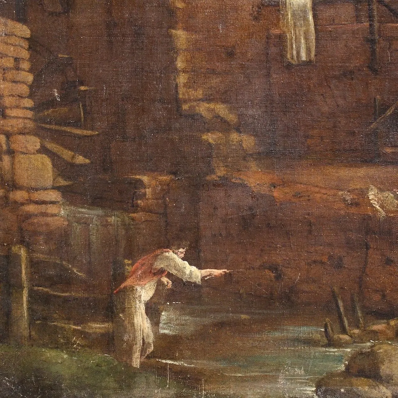 Dipinto spagnolo di paesaggio, '700 7