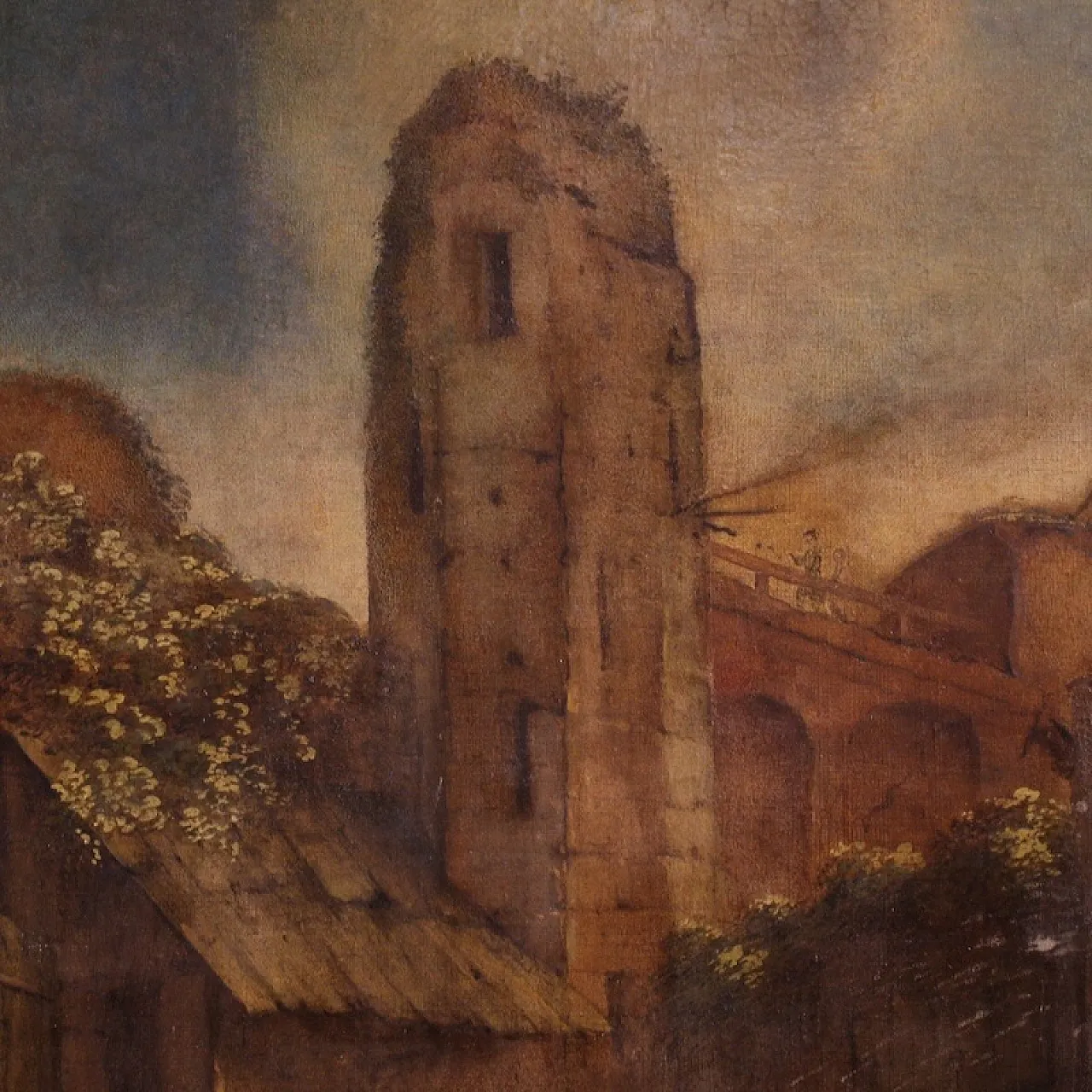Dipinto spagnolo di paesaggio, '700 11