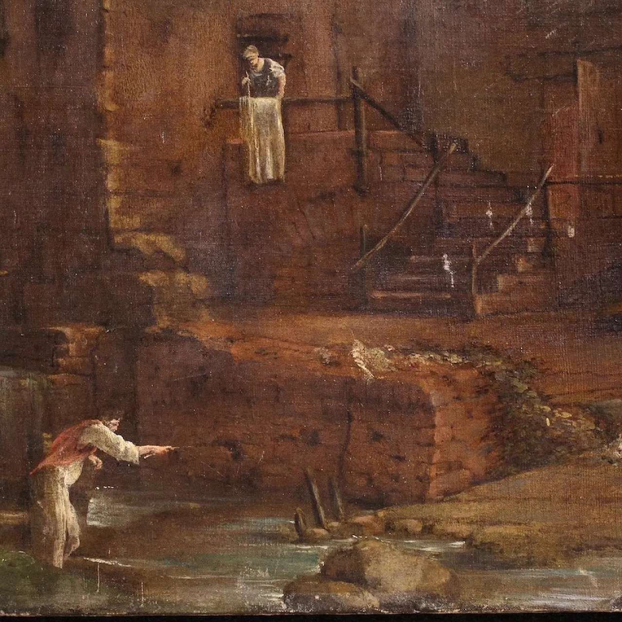 Dipinto spagnolo di paesaggio, '700 12