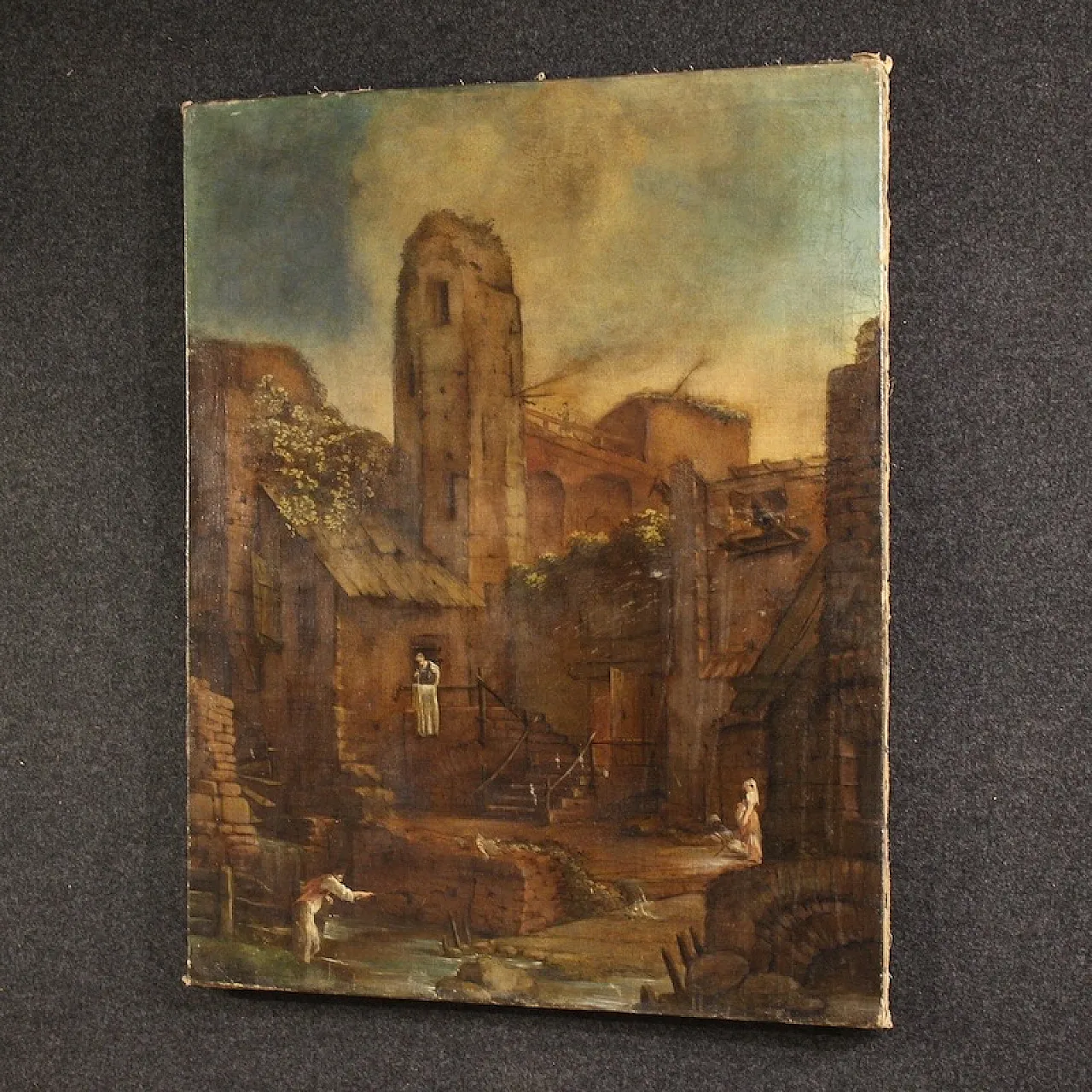 Dipinto spagnolo di paesaggio, '700 14