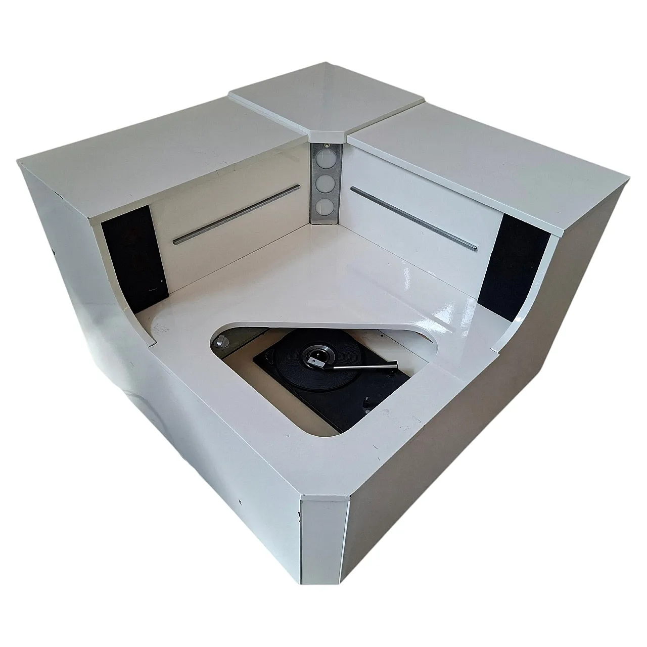 Corner cabinet with integrated turntable, 20th century 1