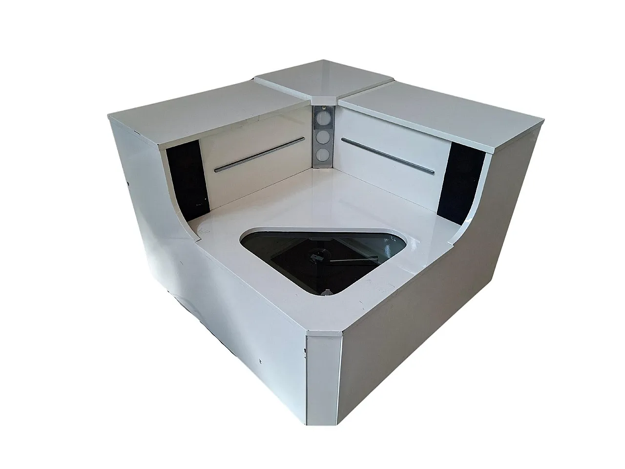Corner cabinet with integrated turntable, 20th century 5
