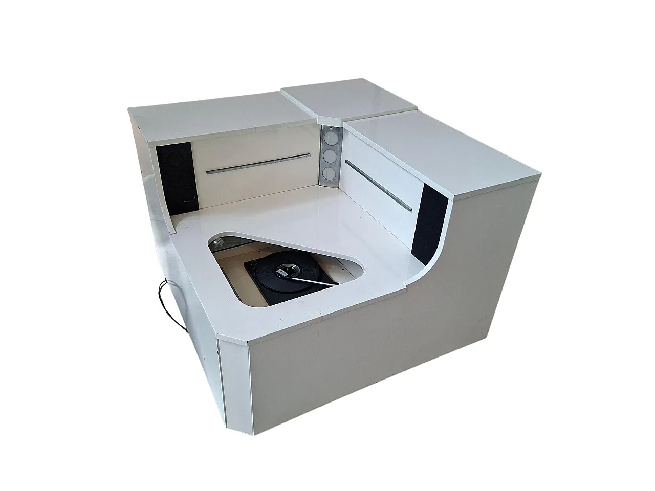 Corner cabinet with integrated turntable, 20th century 8