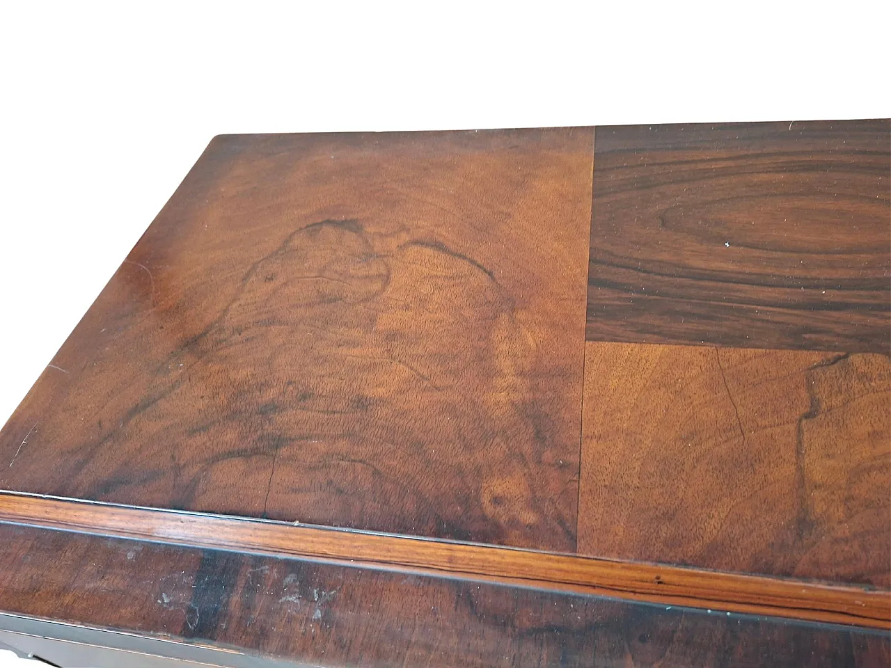 Pair of Art Deco sideboards in briarwood, 1930s 9