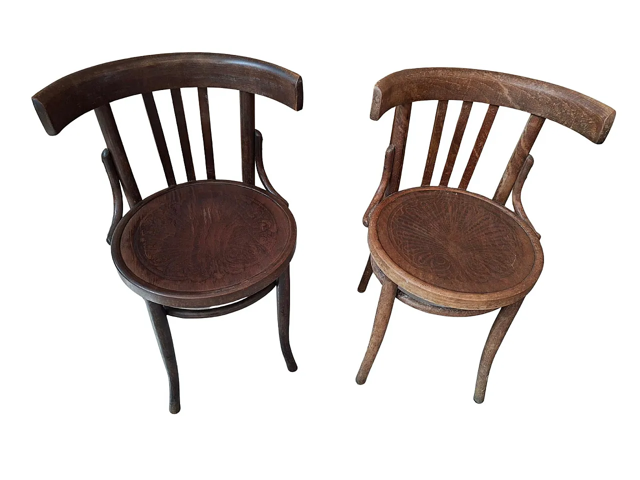 3 Iconic Thonet style chairs, 20th century 4