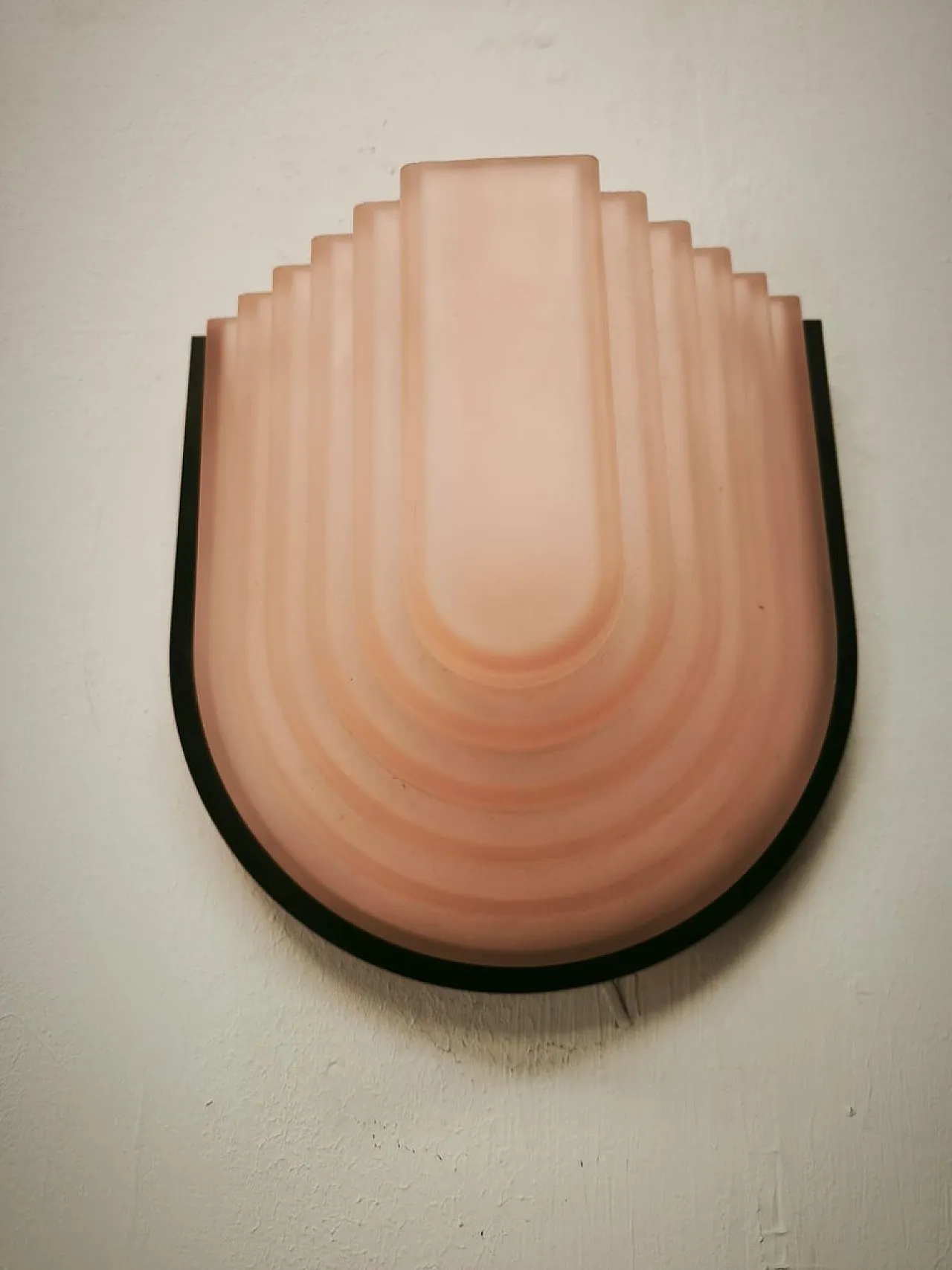 Lampada da parete rosa di F. Fabbian, anni '80 6
