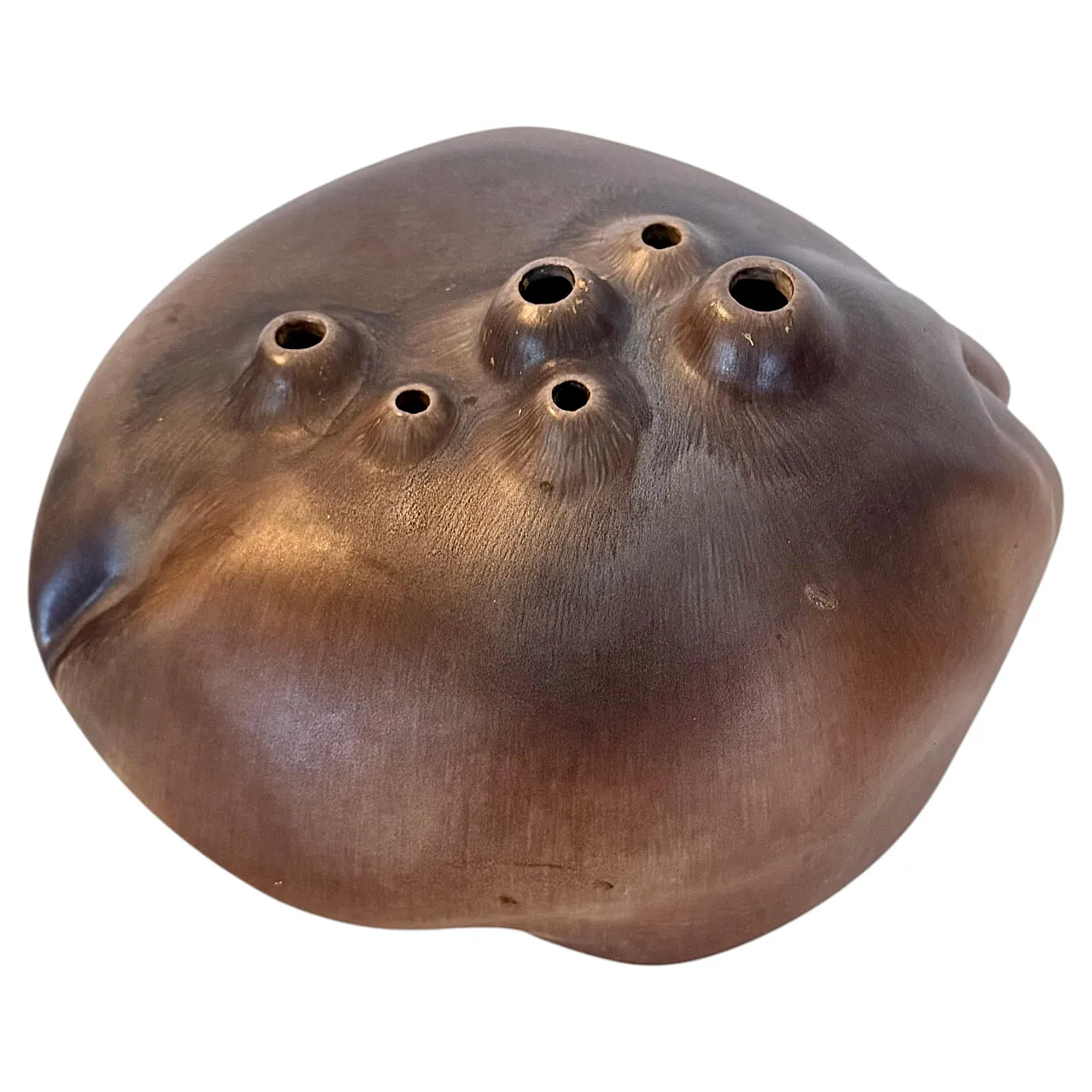 Lacquered ceramic Tulip Vase by Giacomo Onestini, 20th century 1