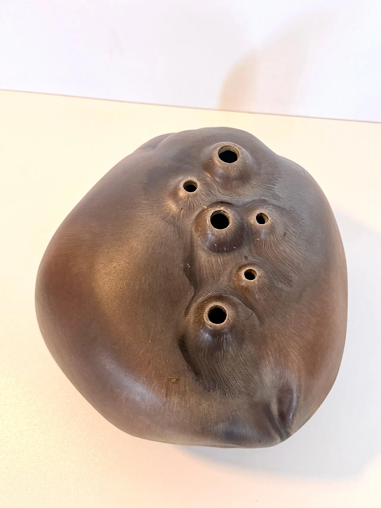 Lacquered ceramic Tulip Vase by Giacomo Onestini, 20th century 2