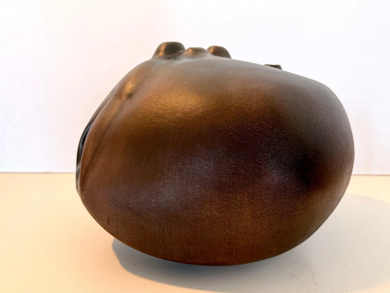 Lacquered ceramic Tulip Vase by Giacomo Onestini, 20th century 9