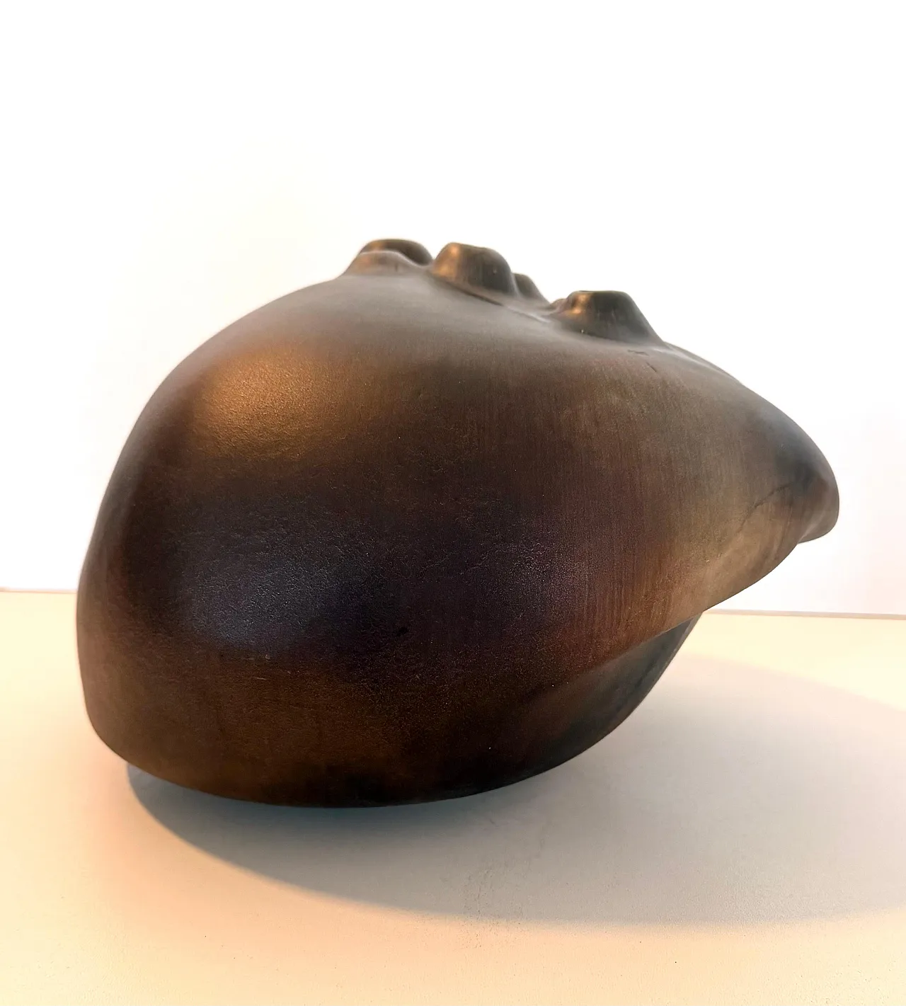 Lacquered ceramic Tulip Vase by Giacomo Onestini, 20th century 10