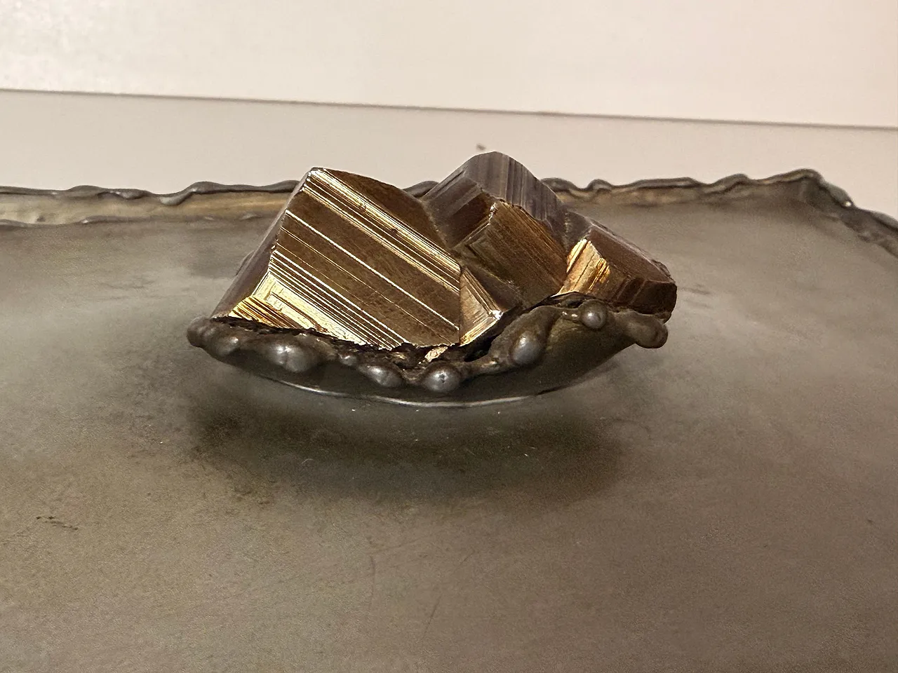 Handmade rectangular pewter box by Attilio Nani, 1960s 10