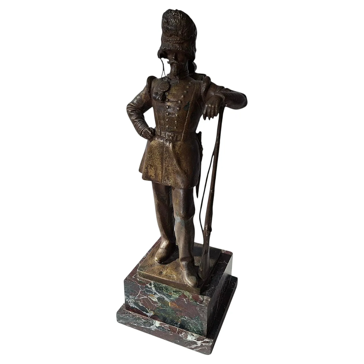Bronze sculpture Soldier, 20th century 1