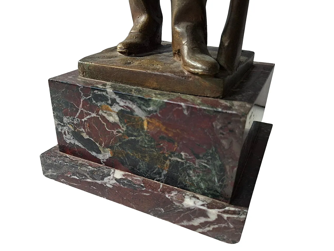 Bronze sculpture Soldier, 20th century 3