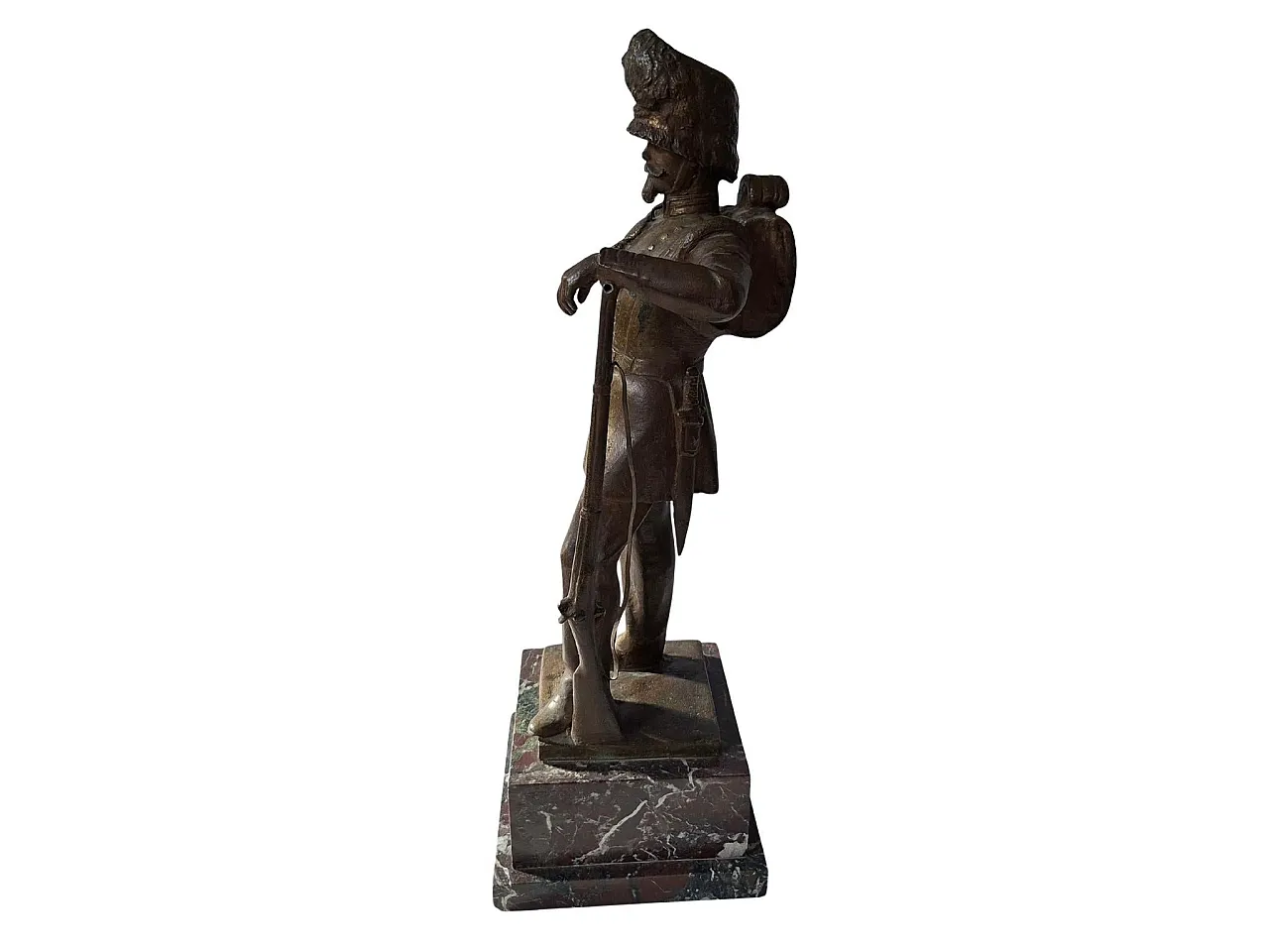 Bronze sculpture Soldier, 20th century 4