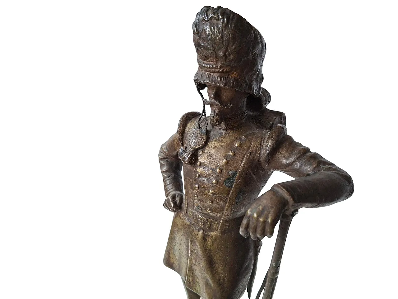 Bronze sculpture Soldier, 20th century 7