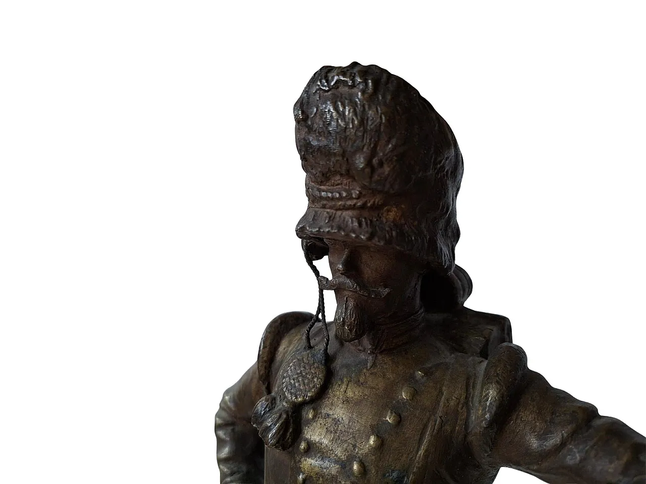 Bronze sculpture Soldier, 20th century 9