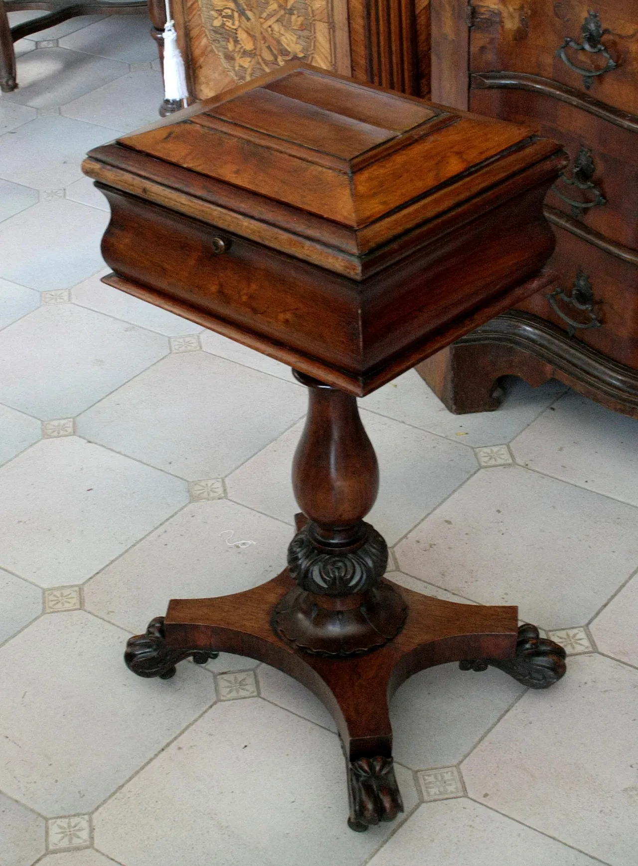 Scatola da tè storica, '800 2