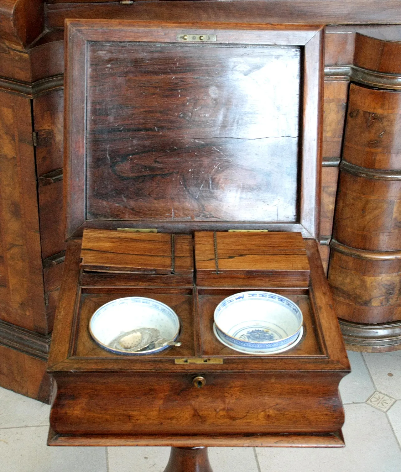 Scatola da tè storica, '800 8
