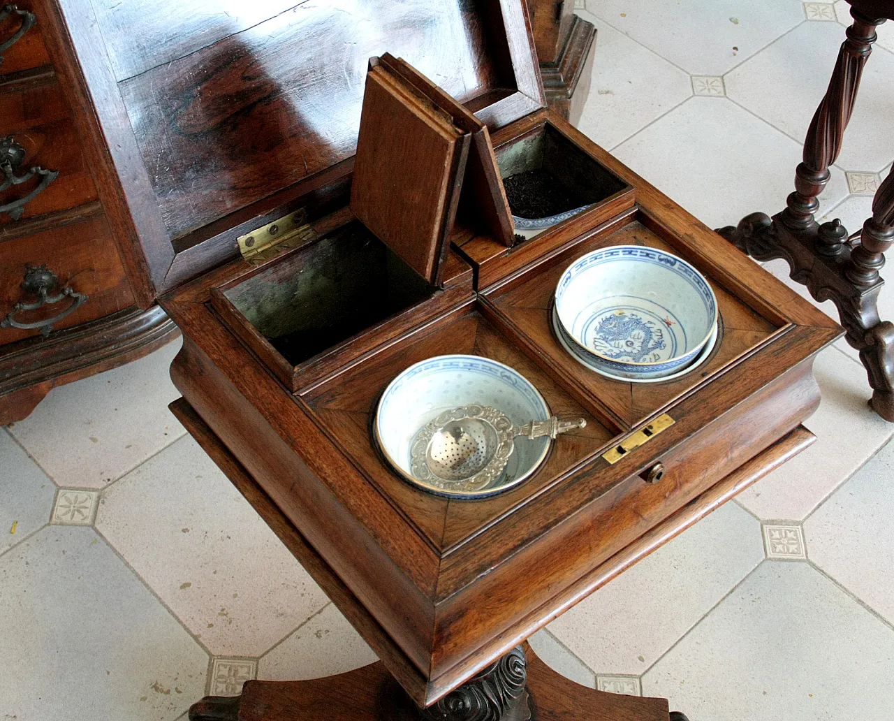 Scatola da tè storica, '800 9