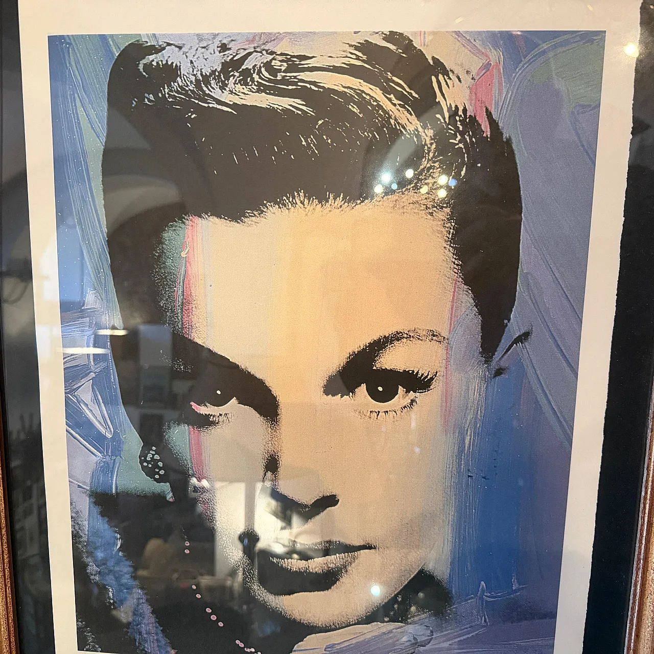 Litografia di Judy Garland con cornice 45/100 di A. Warhol, anni 2000 7