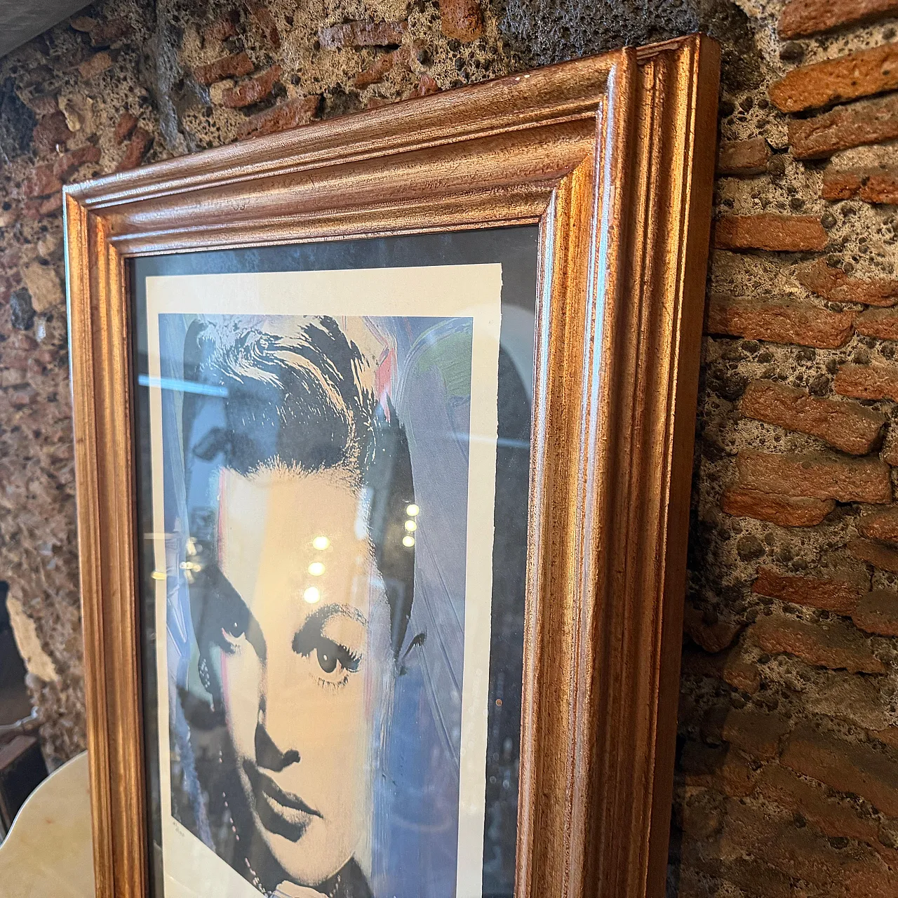 Litografia di Judy Garland con cornice 45/100 di A. Warhol, anni 2000 10